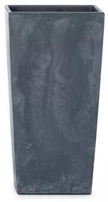 Vysoký plastový kvetináč DURS400E 40 cm - antracit