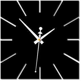 Nástenné hodiny minimalistický štvorcový dizajn | SENTOP X0099