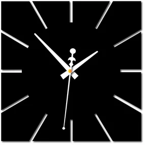 Nástenné hodiny minimalistický štvorcový dizajn | SENTOP X0099