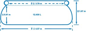 Bazén Intex Easy Set 4,57 x 1,07 m kompletset s filtráciou