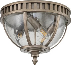 Kichler KL-HALLERON-F-BU - Vonkajšie stropné svietidlo HALLERON 3xE14/40W/230V IP44