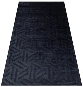 Koberec PEARL 51326E geometrický / štrukturálny, čierny