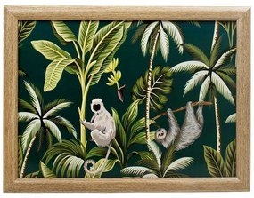 Podnos na nohy Jungle Black - 43 * 33 * 7cm