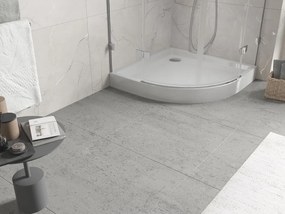 Mexen Flow+, štvrťkruhová sprchová vanička 90 x 90 cm, biela lesklá, 46Q109090H