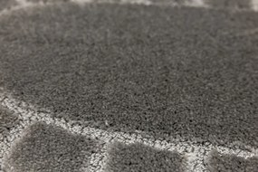 Kúpeľňový koberček OCEAN sivý ovál