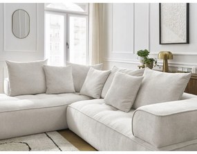 Béžová ženilková rohová pohovka (ľavý roh/do L) Whesley – Bobochic Paris