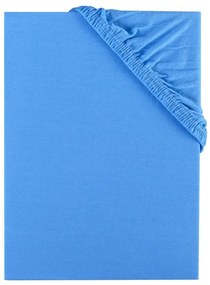 Plachta posteľná modrá jersey EMI
