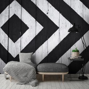 Fototapeta - Čierna a biela šírka (152,5x104 cm)