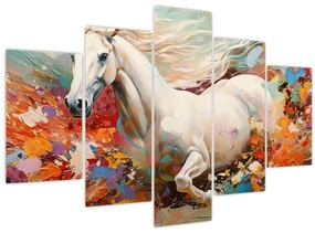 Obraz - Maľba koňa (150x105 cm)