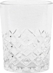 Pohárik s diamantovým brusom Lorient -Ø 8*10 cm / 250 ml