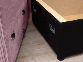 Svetlofialová rohová pohovka SMART COSARO, obojstranná + 2 vankúšiky ZDARMA