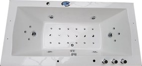 Terra Hydromasážna vírivá vaňa RAMONA 640H 180x90 s ohrevom vody