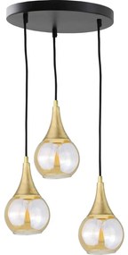 Luster na lanku LACRIMA HONEY 3xE27/60W/230V pr. 30 cm