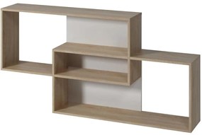 Kancelársky regál Coswig sonoma/biela