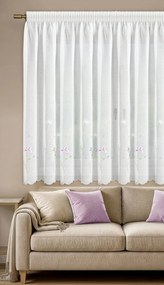 ZÁCLONA NA PÁSKE INESA 350X160 CM KVETY