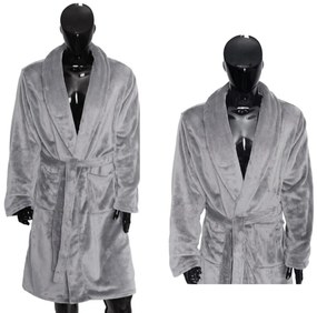 Župan z mikrovlákna Queen Sivý TiaHome - S