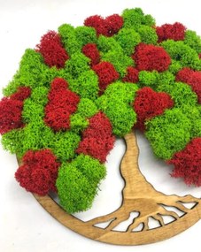 Strom na stenu z machu Parisa 20 cm