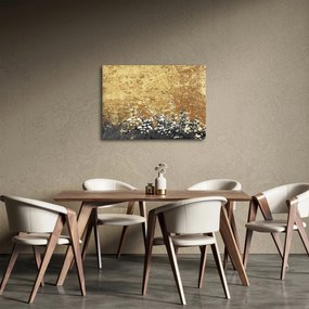 Obraz - Zlatá štruktúra N⁰3 (70x50 cm)