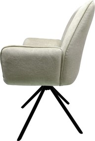 Jedálenská stolička Miracle, krémová látka