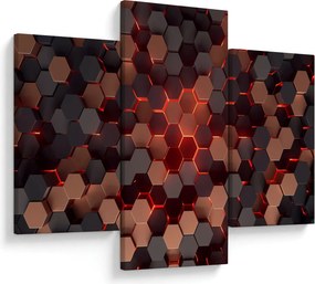 Obraz - Futuristická abstrakcia (90x60 cm)