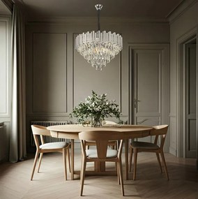 Toolight Toolight, závesné svietidlo 50cm, 7xE14, G051-CP, chrómová, OSW-08945