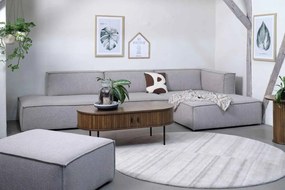 Dizajnový konferenčný stolík Vasiliy 120 cm dymový dub