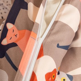 Obliečka na vankúš z mikrovlákna CATMOSPHERE 70x90 cm, farebný