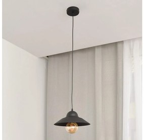 Luster na lanku SORAPIS 1xE27/15W/230V čierna