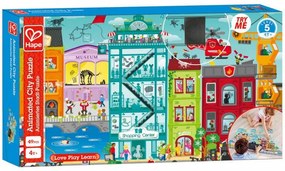 Puzzle – Animované mestečko v pohybe, 49 dielikov