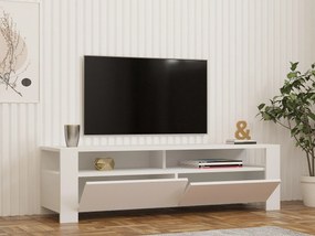TV stolík/skrinka Cody (biela). Akcia -21%. Vlastná spoľahlivá doprava až k Vám domov. 1088758