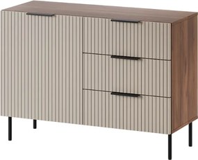 KOMODA FLORENCE WARMSKÝ ORECH / KAŠMÍR 104 cm