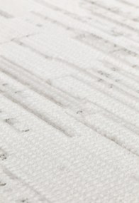 Osta, Kusový koberec Piazzo 12189 910, 160x230, biela, obývacia izba