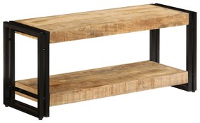 vidaXL TV stolík z mangového dreva 90x30x40 cm