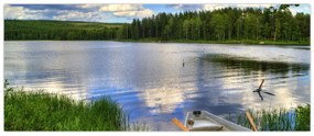 Obraz - Malebná dedina (120x50 cm)