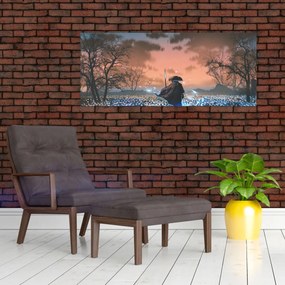 Obraz - Ilustrácia bojovníka (120x50 cm)