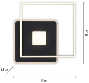 JUST LIGHT. 15045-18 - LED Stmievateľné stropné svietidlo DOMINO LED/26W/230V