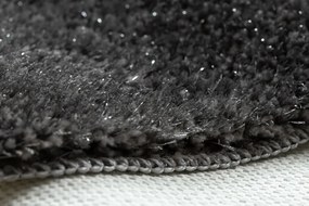 Kúpeľňový koberček SYNERGY glamour / lurex, sivý