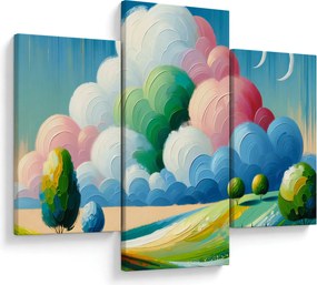 Obraz - Krajinka s mrakom (90x60 cm)