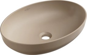 Mexen Cornelia umývadlo na dosku 50 x 37 cm, cappuccino mat - 21885064