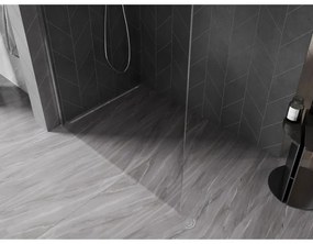 Mexen, Mexen Kioto-X sprchová stena 130 x 200 cm, priehľadná 10 mm, chróm - 800-130-101-01-00-X