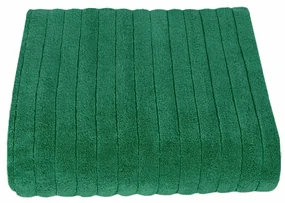 Forbyt Osuška mikrobavlna DELUXE tmavozelená, 70 x 140 cm