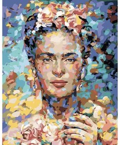 Maľovanie podľa čísel na ráme FRIDA 80x100 cm