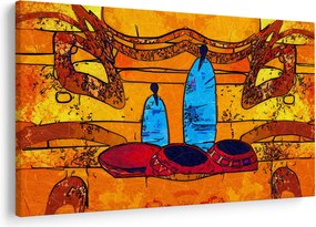 Obraz - Staroveká maľba (90x60 cm)