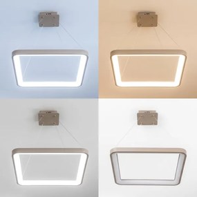 BRILAGI - LED Stm luster na lanku FALCON SLIM LED/50W/230V 50x50 cm béžová + DO