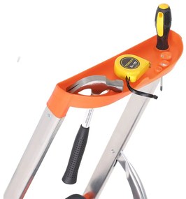 Skladací domáci rebrík SONGMICS GLT04BK