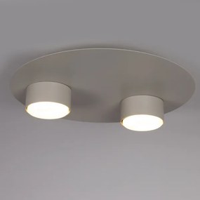 Stropné svietidlo STAR 2xGX53/12W/230V béžová