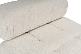 Doblo 3 Seat with Pouffe ( L1-O1-1R-Pouffe) - Krém