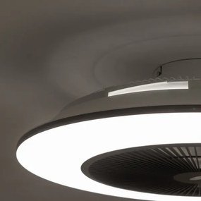 Brilagi - LED Stmievateľné svietidlo s ventilátorom AURA LED/38W/230V čierna + DO