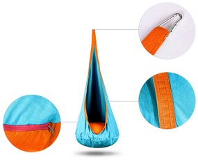 Závesné kreslo Cocoon Neo-Sport tyrkysové