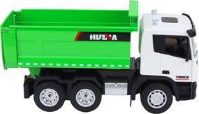 HUINA Diaľkovo ovládaný sklápač RC Huina, zelený, mierka 1:18